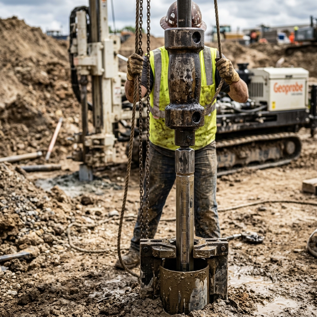 SPT Test Equipment on site
